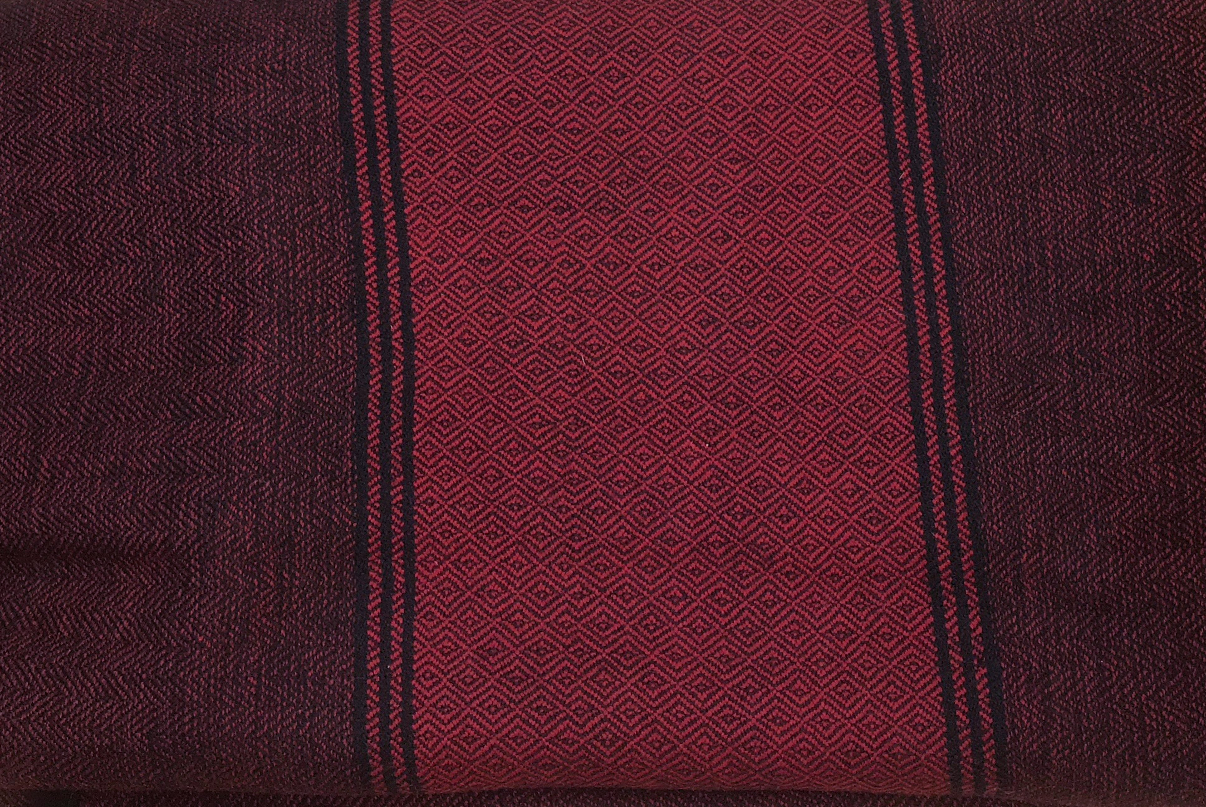 Milarepa large meditation shawl wrap in burgundy, perfect for meditation practice with soft and warm texture.